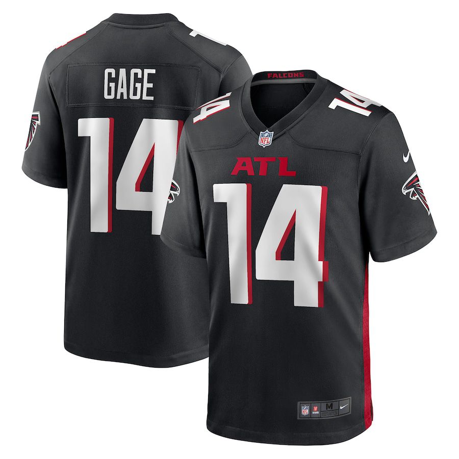 Men Atlanta Falcons 14 Russell Gage Nike Black Game Player NFL Jersey